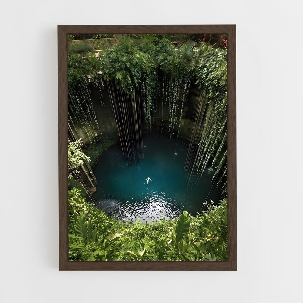 Poster Cenotes mexico – affiche Plongée sous-marine (vue 5)